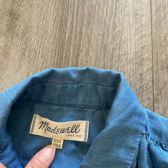 Madewell Courier Kieran button up blouse - Picture 3 of 6